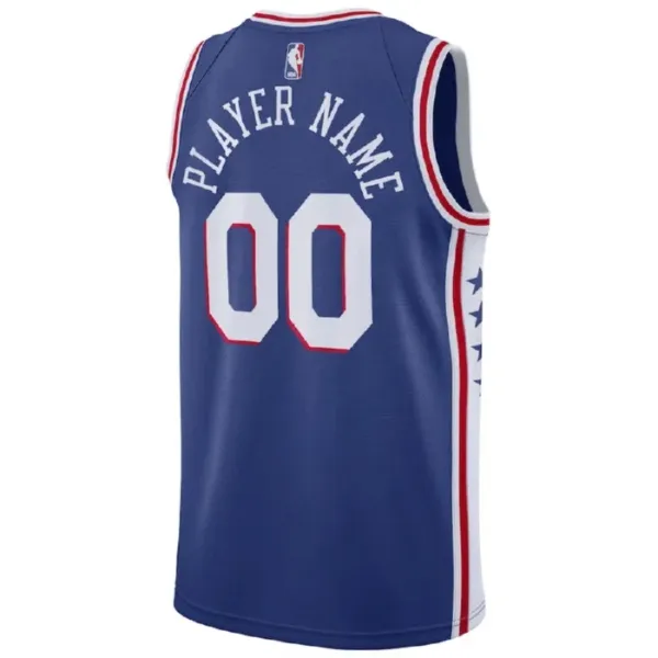 Nike Muški Dres Philadelphia 76ers Personalizacija Icon Edition Swingman Plava