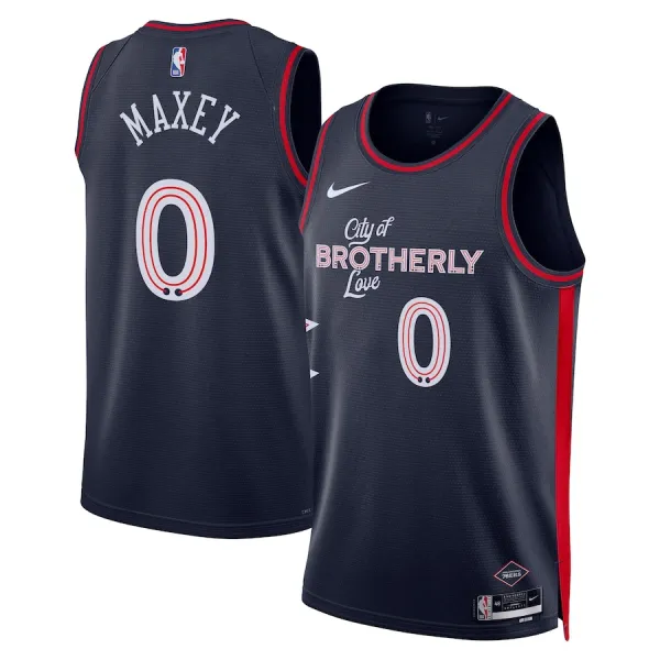 Nike Muški Dres Philadelphia 76ers Tyrese Maxey City Edition 2023/24 Swingman Navy Nike Muški Dres Philadelphia 76ers Tyrese Maxey City Edition 2023/24 Swingman Navy