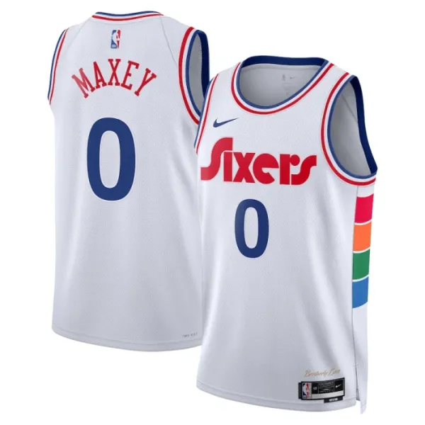 Nike Muški Dres Philadelphia 76ers Tyrese Maxey City Edition 2024/25 Swingman Bijela Nike Muški Dres Philadelphia 76ers Tyrese Maxey City Edition 2024/25 Swingman Bijela
