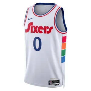 Nike Muški Dres Philadelphia 76ers Tyrese Maxey City Edition 2024/25 Swingman Bijela
