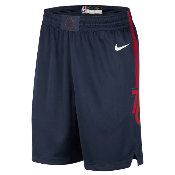 Nike Muški Kratke Hlače Philadelphia 76ers City Edition 2023/24 Swingman Navy