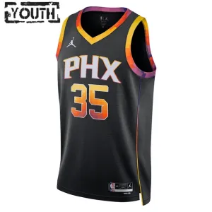 Dječji Dres Phoenix Suns Jordan Kevin Durant 35 Statement Edition Swingman Crna