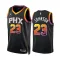 Muški Dres Phoenix Suns Cameron Johnson 23 Jordan Statement Edition Swingman Crna
