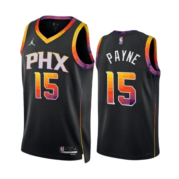 Muški Dres Phoenix Suns Cameron Payne 15 Jordan Statement Edition Swingman Crna Muški Dres Phoenix Suns Cameron Payne 15 Jordan Statement Edition Swingman Crna