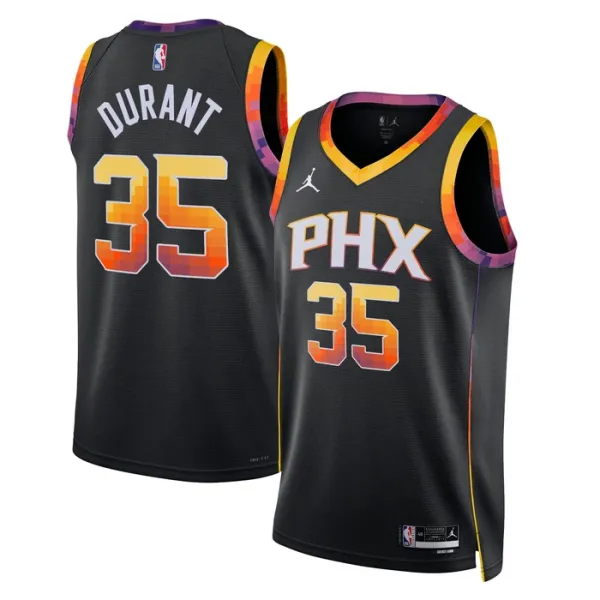 Muški Dres Phoenix Suns Jordan Kevin Durant 35 Statement Edition Swingman Crna Muški Dres Phoenix Suns Jordan Kevin Durant 35 Statement Edition Swingman Crna
