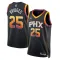 Muški Dres Phoenix Suns Jordan Mikal Bridges 25 Statement Edition Swingman Crna