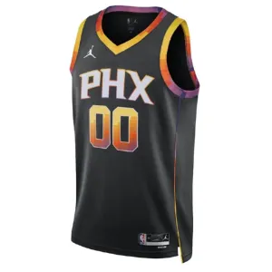Muški Dres Phoenix Suns Jordan Personalizacija Statement Edition Swingman Crna