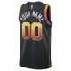 Muški Dres Phoenix Suns Jordan Personalizacija Statement Edition Swingman Crna