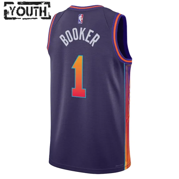 Nike Dječji Dres Phoenix Suns Devin Booker City Edition 2023/24 Swingman Ljubičasta