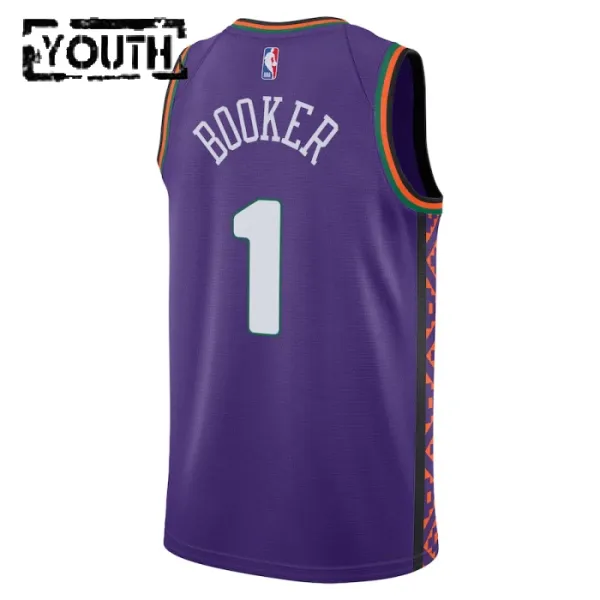 Nike Dječji Dres Phoenix Suns Devin Booker City Edition 2024/25 Swingman Ljubičasta
