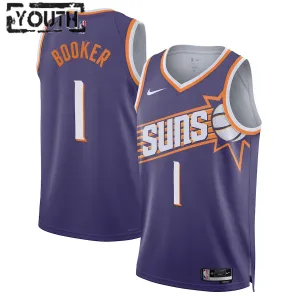 Nike Dječji Dres Phoenix Suns Devin Booker Icon Edition 2023/24 Swingman Ljubičasta