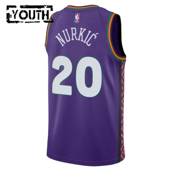 Nike Dječji Dres Phoenix Suns Jusuf Nurkic City Edition 2024/25 Swingman Ljubičasta