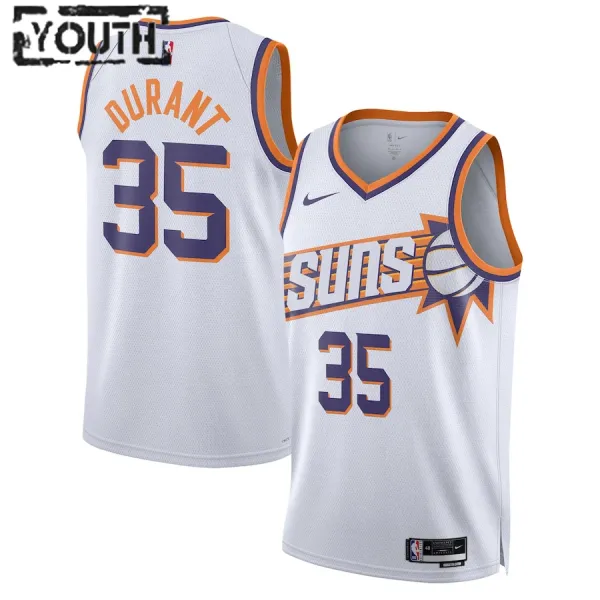 Nike Dječji Dres Phoenix Suns Kevin Durant Association Edition 2023/24 Swingman Bijela Nike Dječji Dres Phoenix Suns Kevin Durant Association Edition 2023/24 Swingman Bijela