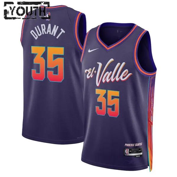 Nike Dječji Dres Phoenix Suns Kevin Durant City Edition 2023/24 Swingman Ljubičasta Nike Dječji Dres Phoenix Suns Kevin Durant City Edition 2023/24 Swingman Ljubičasta