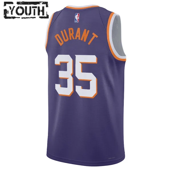 Nike Dječji Dres Phoenix Suns Kevin Durant Icon Edition 2023/24 Swingman Ljubičasta