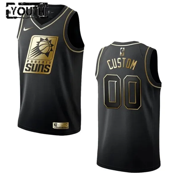 Nike Dječji Dres Phoenix Suns Personalizacija Golden Edition Swingman Crna Nike Dječji Dres Phoenix Suns Personalizacija Golden Edition Swingman Crna
