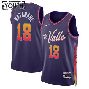 Nike Dječji Dres Phoenix Suns Yuta Watanabe City Edition 2023/24 Swingman Ljubičasta