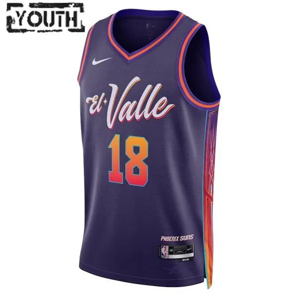 Nike Dječji Dres Phoenix Suns Yuta Watanabe City Edition 2023/24 Swingman Ljubičasta