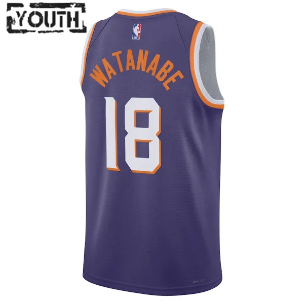 Nike Dječji Dres Phoenix Suns Yuta Watanabe Icon Edition 2023/24 Swingman Ljubičasta
