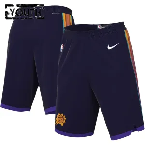 Nike Dječji Kratke Hlače Phoenix Suns City Edition 2023/24 Swingman Ljubičasta