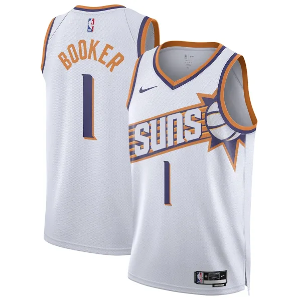 Nike Muški Dres Phoenix Suns Devin Booker Association Edition 2023/24 Swingman Bijela Nike Muški Dres Phoenix Suns Devin Booker Association Edition 2023/24 Swingman Bijela