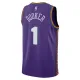 Nike Muški Dres Phoenix Suns Devin Booker City Edition 2024/25 Swingman Ljubičasta