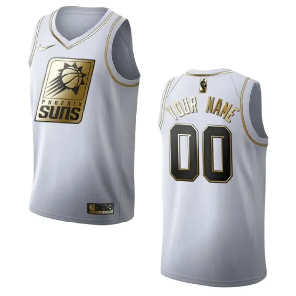 Nike Muški Dres Phoenix Suns Personalizacija Golden Edition Swingman Bijela Nike Muški Dres Phoenix Suns Personalizacija Golden Edition Swingman Bijela