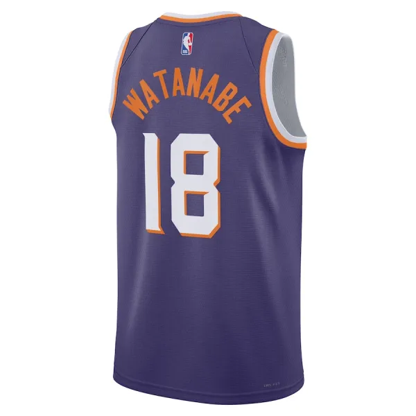 Nike Muški Dres Phoenix Suns Yuta Watanabe Icon Edition 2023/24 Swingman Ljubičasta
