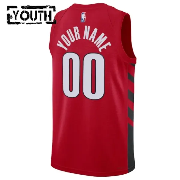 Dječji Dres Portland Trail Blazers Jordan Personalizacija Statement Edition Swingman Crvena