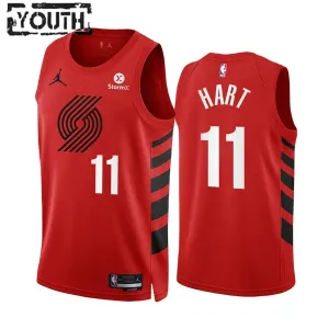 Dječji Dres Portland Trail Blazers Josh Hart 11 Statement Edition Swingman Crvena