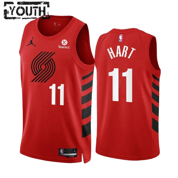 Dječji Dres Portland Trail Blazers Josh Hart 11 Statement Edition Swingman Crvena Dječji Dres Portland Trail Blazers Josh Hart 11 Statement Edition Swingman Crvena