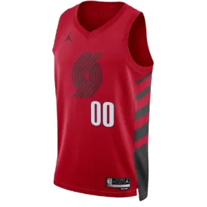 Muški Dres Portland Trail Blazers Jordan Personalizacija Statement Edition Swingman Crvena