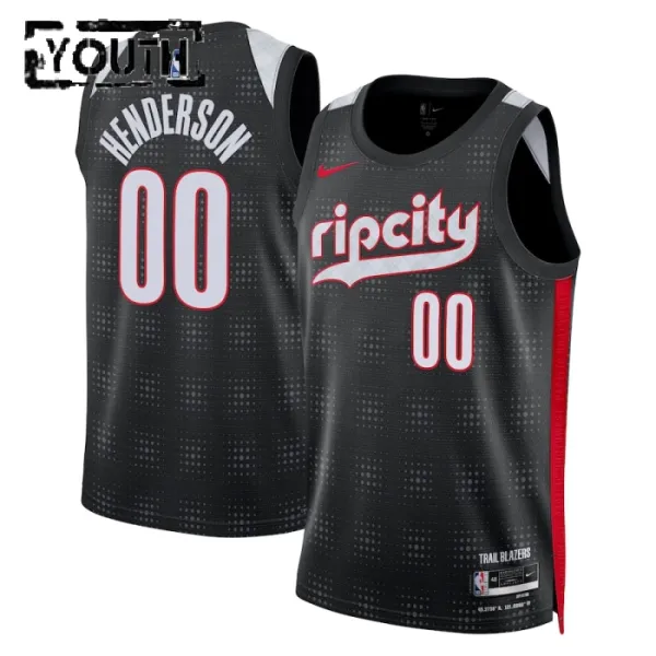 Nike Dječji Dres Portland Trail Blazers Scoot Henderson City Edition 2024/25 Swingman Crna Nike Dječji Dres Portland Trail Blazers Scoot Henderson City Edition 2024/25 Swingman Crna