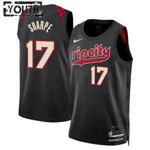 Nike Dječji Dres Portland Trail Blazers Shaedon Sharpe City Edition 2023/24 Swingman Crna