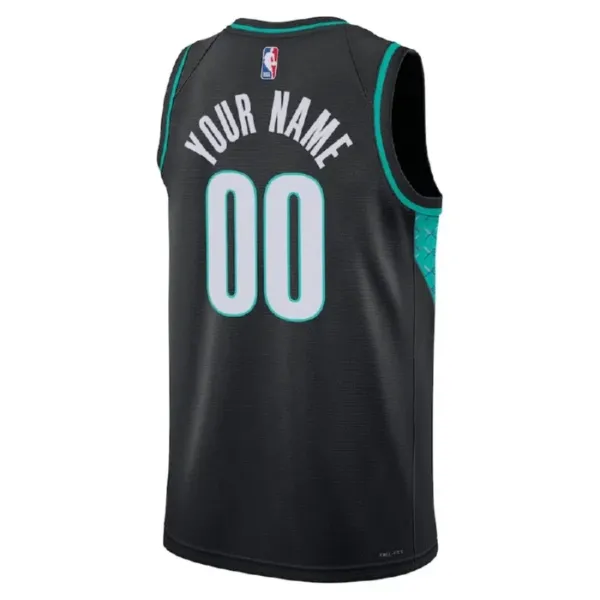 Nike Muški Dres Portland Trail Blazers Personalizacija City Edition 2022/23 Swingman Crna
