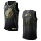 Nike Muški Dres Portland Trail Blazers Personalizacija Golden Edition Swingman Crna