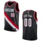 Nike Muški Dres Portland Trail Blazers Personalizacija Icon Edition Swingman Crna