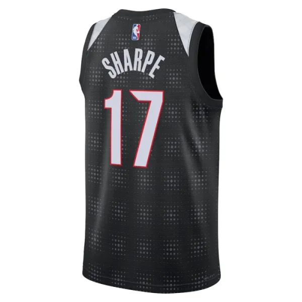 Nike Muški Dres Portland Trail Blazers Shaedon Sharpe City Edition 2024/25 Swingman Crna