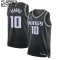 Dječji Dres Sacramento Kings Jordan Domantas Sabonis 10 Statement Edition Swingman Crna