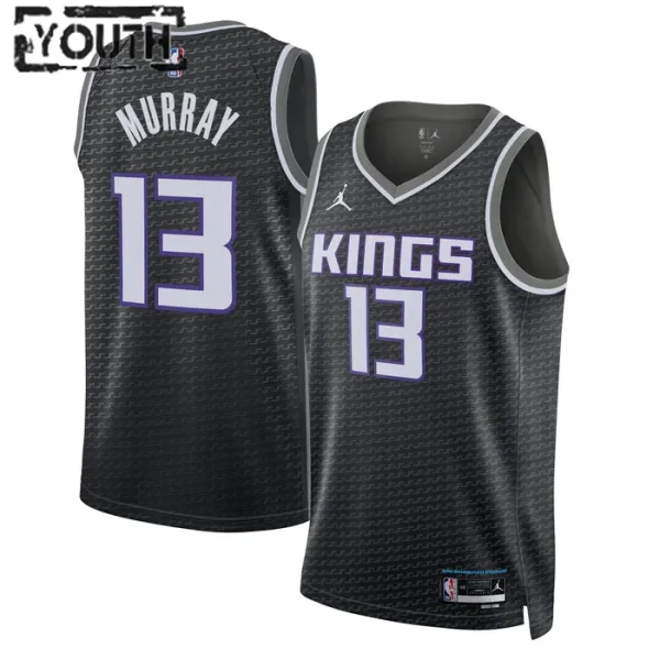 Dječji Dres Sacramento Kings Jordan Keegan Murray 13 Statement Edition Swingman Crna Dječji Dres Sacramento Kings Jordan Keegan Murray 13 Statement Edition Swingman Crna