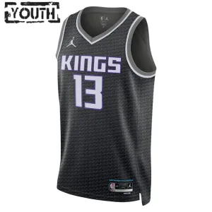 Dječji Dres Sacramento Kings Jordan Keegan Murray 13 Statement Edition Swingman Crna