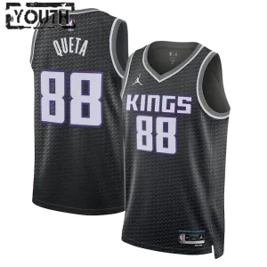 Dječji Dres Sacramento Kings Jordan Neemias Queta 88 Statement Edition Swingman Crna
