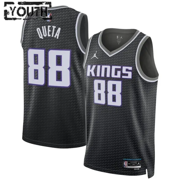 Dječji Dres Sacramento Kings Jordan Neemias Queta 88 Statement Edition Swingman Crna Dječji Dres Sacramento Kings Jordan Neemias Queta 88 Statement Edition Swingman Crna