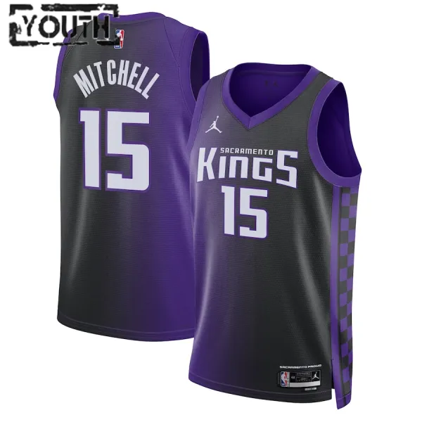 Jordan Dječji Dres Sacramento Kings Davion Mitchell Statement Edition 2023/24 Swingman Ljubičasta Jordan Dječji Dres Sacramento Kings Davion Mitchell Statement Edition 2023/24 Swingman Ljubičasta