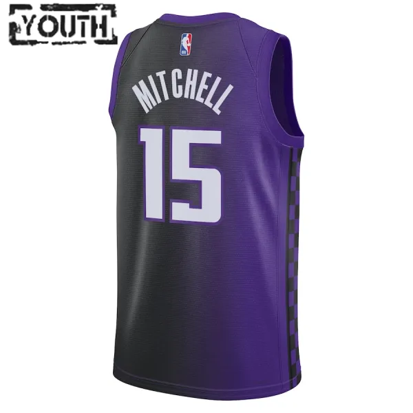 Jordan Dječji Dres Sacramento Kings Davion Mitchell Statement Edition 2023/24 Swingman Ljubičasta