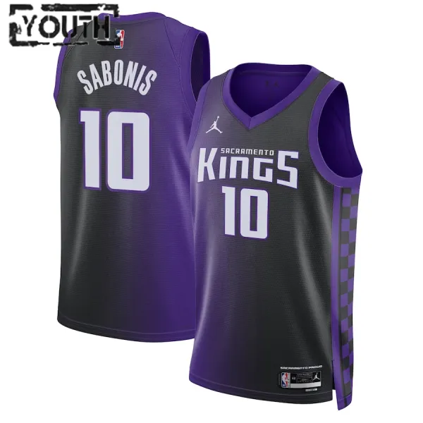 Jordan Dječji Dres Sacramento Kings Domantas Sabonis Statement Edition 2023/24 Swingman Ljubičasta Jordan Dječji Dres Sacramento Kings Domantas Sabonis Statement Edition 2023/24 Swingman Ljubičasta