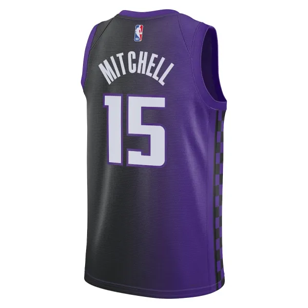 Jordan Muški Dres Sacramento Kings Davion Mitchell Statement Edition 2023/24 Swingman Ljubičasta