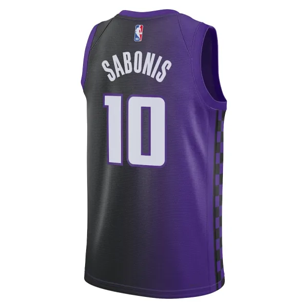 Jordan Muški Dres Sacramento Kings Domantas Sabonis Statement Edition 2023/24 Swingman Ljubičasta