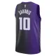 Jordan Muški Dres Sacramento Kings Domantas Sabonis Statement Edition 2023/24 Swingman Ljubičasta