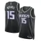 Muški Dres Sacramento Kings Jordan Davion Mitchell 15 Statement Edition Swingman Crna